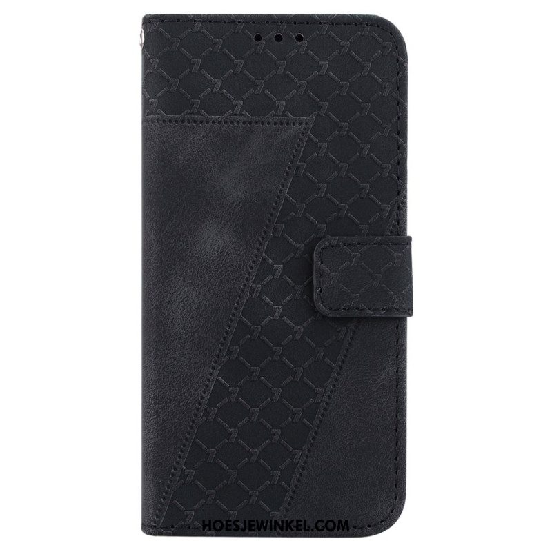 Leren Hoesje Samsung Galaxy S24 5g Uitvoering 7 Met Riem Bescherming Hoesje