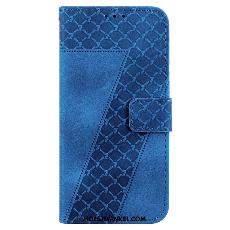 Leren Hoesje Samsung Galaxy S24 5g Uitvoering 7 Met Riem Bescherming Hoesje