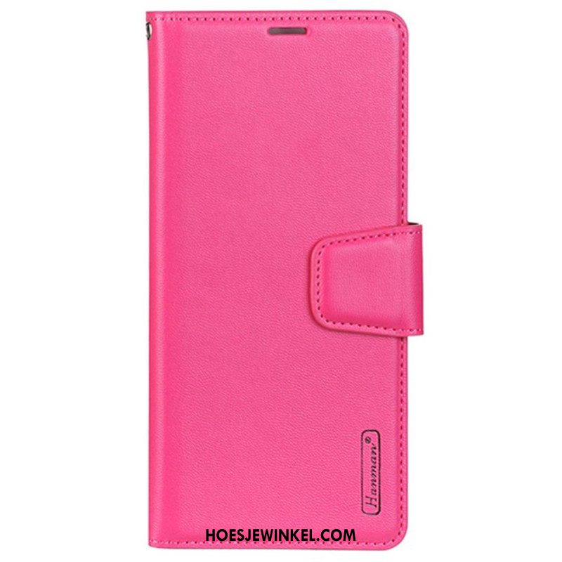 Leren Hoesje Samsung Galaxy S24 Plus 5g Molenserie Hanman Bescherming Hoesje