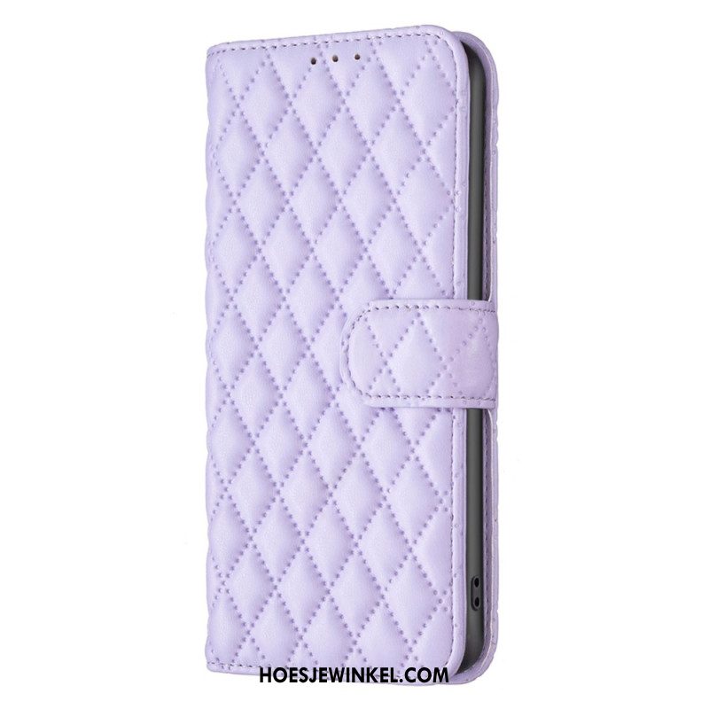 Leren Hoesje Samsung Galaxy S24 Ultra 5g Binfen Kleur Bescherming Hoesje