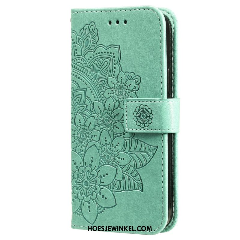 Leren Hoesje Voor Oneplus 12r Mandala Met Riempje