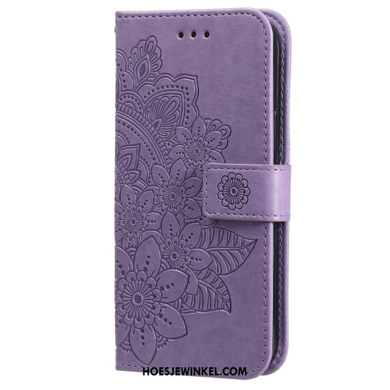 Leren Hoesje Voor Oneplus 12r Mandala Met Riempje