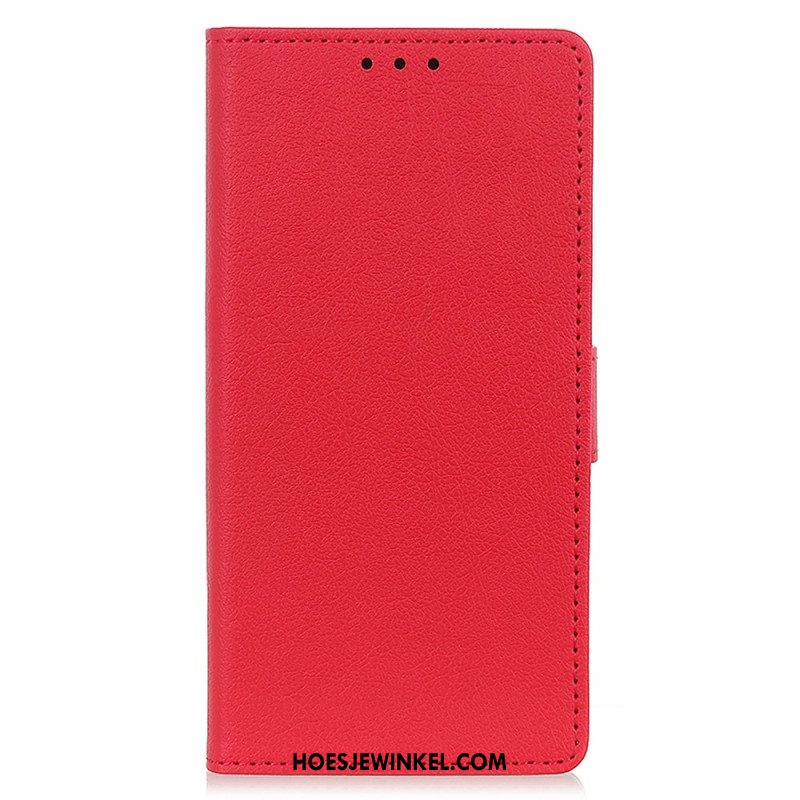 Leren Hoesje Voor Oppo Reno 11 5g Klassiek