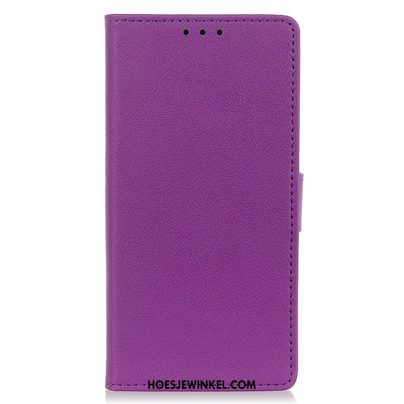 Leren Hoesje Voor Oppo Reno 11 5g Klassiek