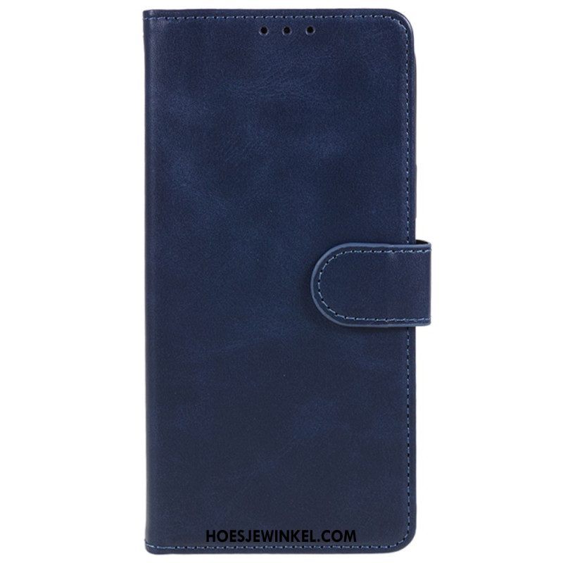 Leren Hoesje Voor Oppo Reno 12 5g Kunstleer Met Riem