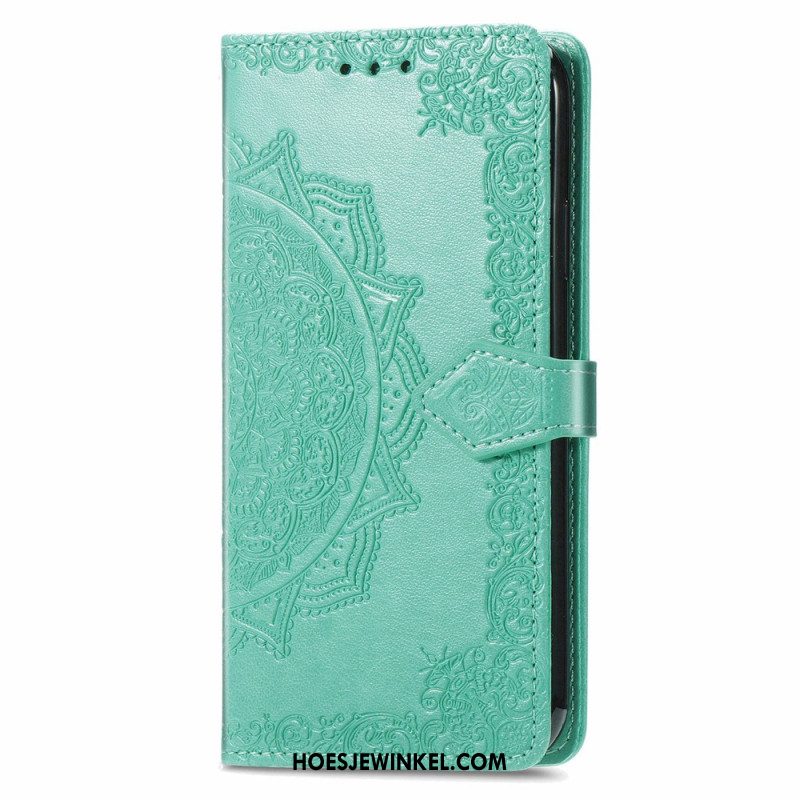 Leren Hoesje Voor Samsung Galaxy A16 5g Barokke Mandala