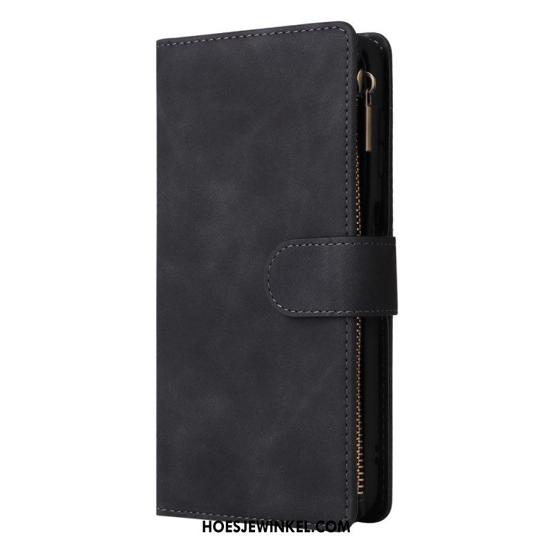 Leren Hoesje Voor Samsung Galaxy S24 Fe Leren Designer Portemonnee