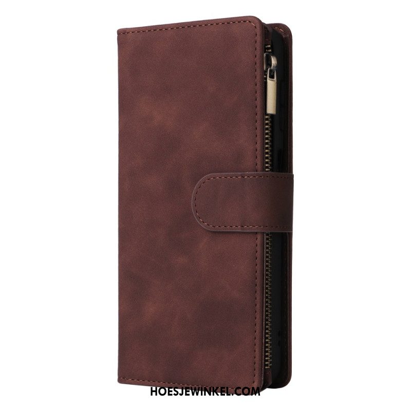 Leren Hoesje Voor Samsung Galaxy S24 Fe Leren Designer Portemonnee