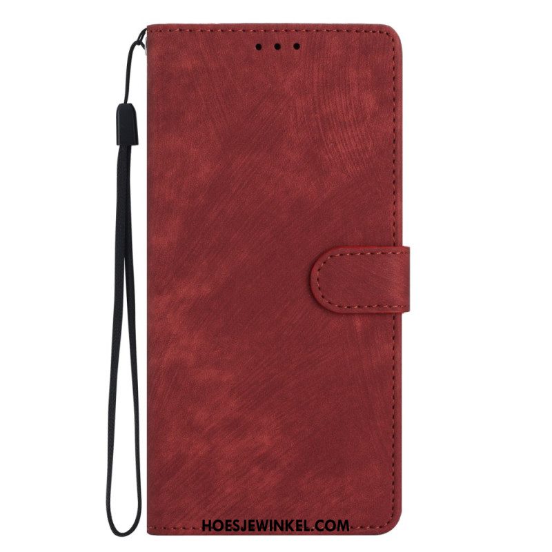 Leren Hoesje Voor Samsung Galaxy S24 Plus 5g Leren Bandstijl