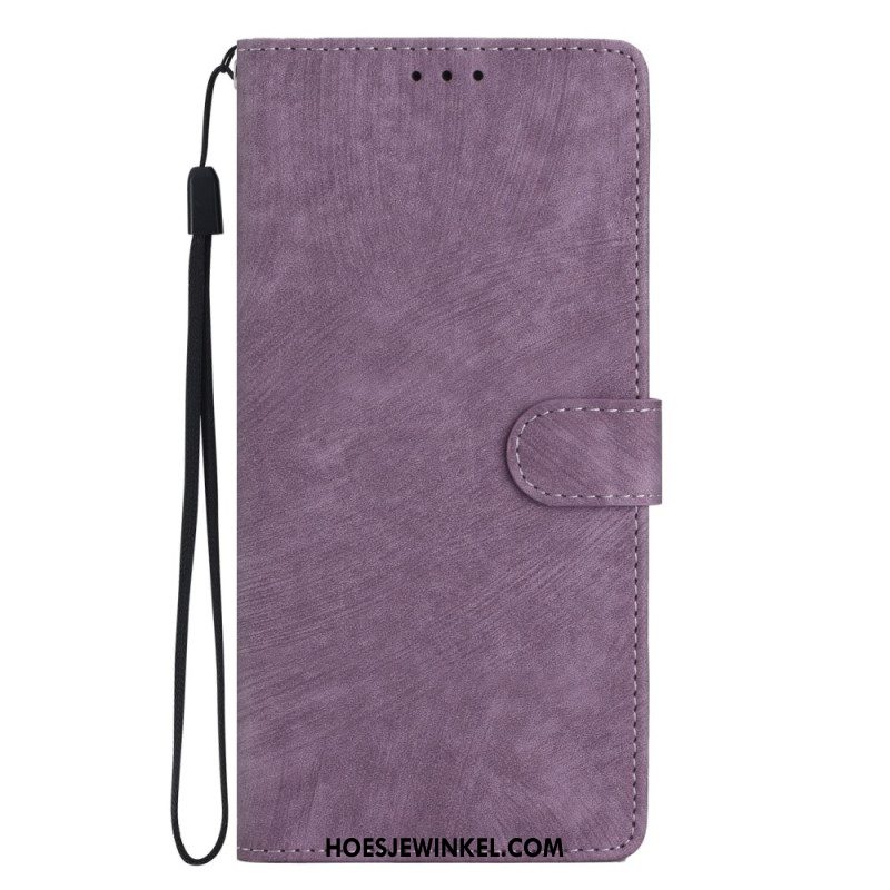 Leren Hoesje Voor Samsung Galaxy S24 Plus 5g Leren Bandstijl