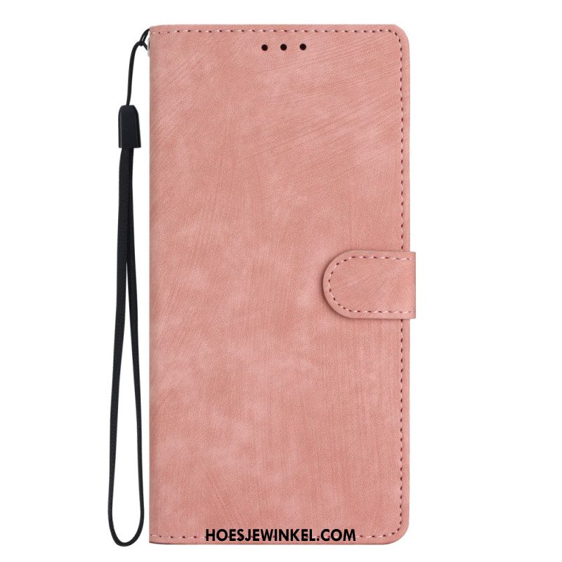 Leren Hoesje Voor Samsung Galaxy S24 Plus 5g Leren Bandstijl