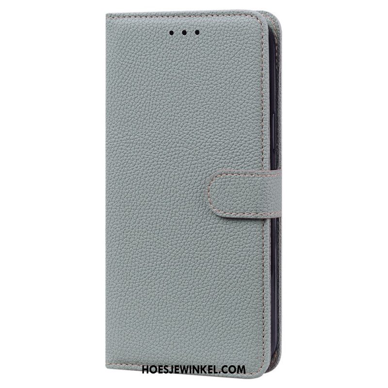 Leren Hoesje Voor Samsung Galaxy S24 Plus 5g Litchi-textuur