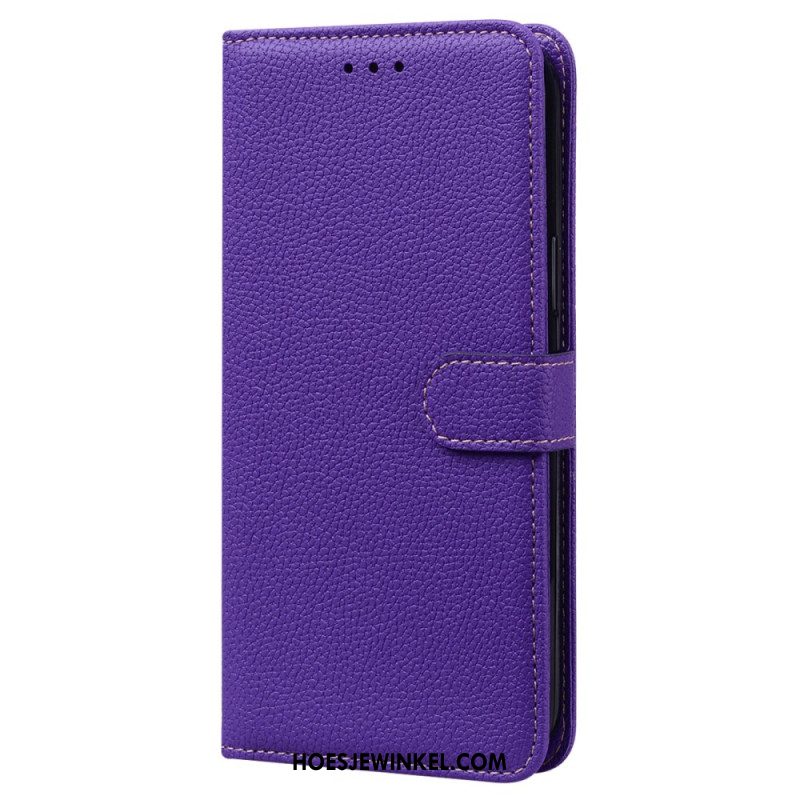 Leren Hoesje Voor Samsung Galaxy S24 Plus 5g Litchi-textuur