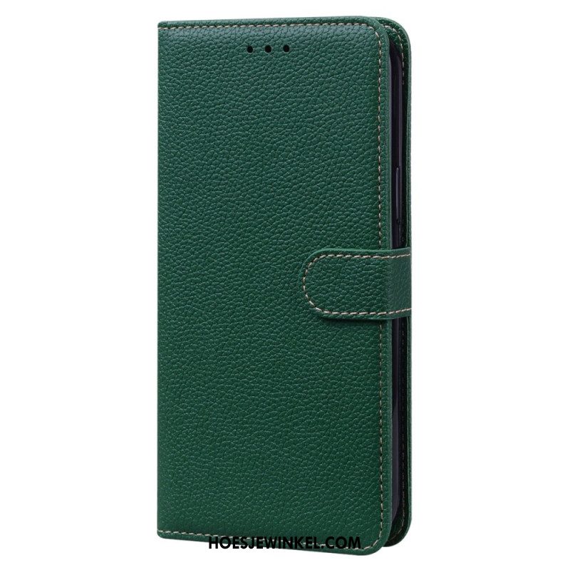 Leren Hoesje Voor Samsung Galaxy S24 Plus 5g Litchi-textuur