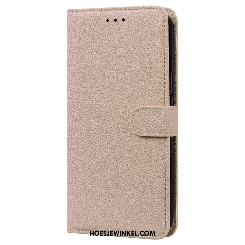 Leren Hoesje Voor Samsung Galaxy S24 Plus 5g Litchi-textuur