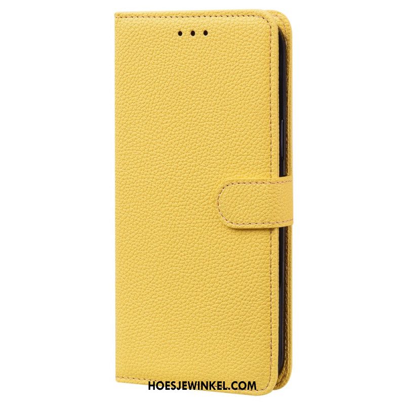 Leren Hoesje Voor Samsung Galaxy S24 Plus 5g Litchi-textuur