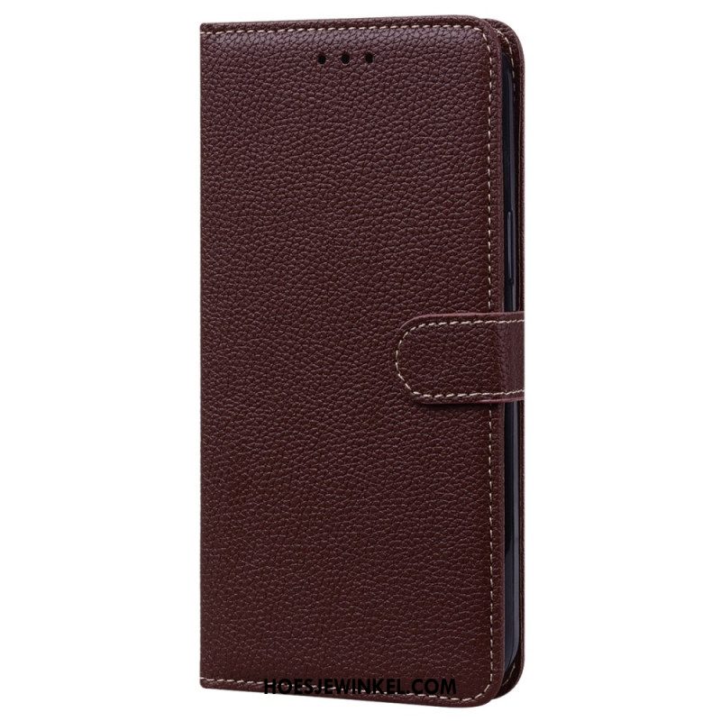 Leren Hoesje Voor Samsung Galaxy S24 Plus 5g Litchi-textuur