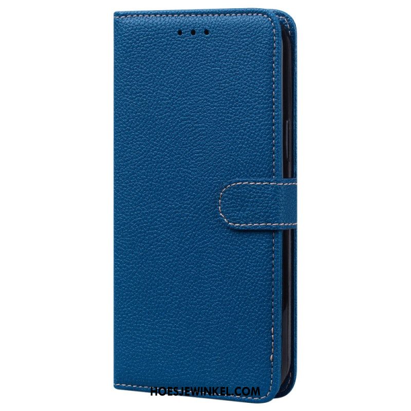 Leren Hoesje Voor Samsung Galaxy S24 Plus 5g Litchi-textuur