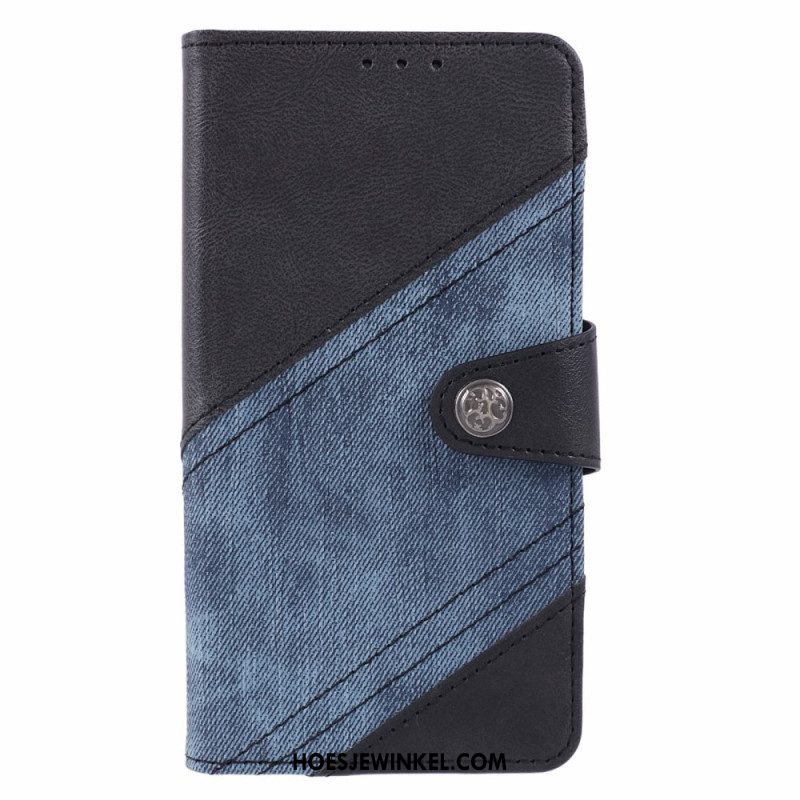 Leren Hoesje Voor Xiaomi 14 Bi-textuur