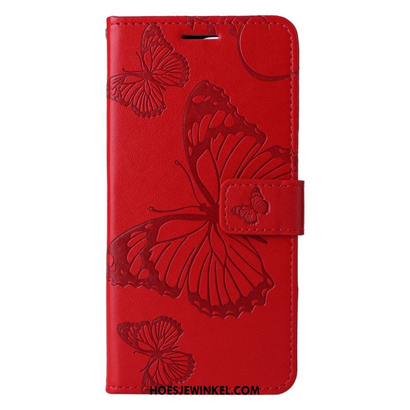 Leren Hoesje Voor Xiaomi 14t Pro Reuzevlinders