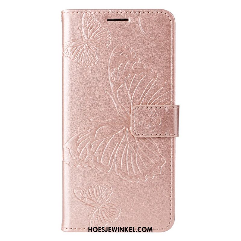 Leren Hoesje Voor Xiaomi 14t Pro Reuzevlinders