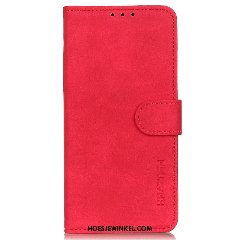 Leren Hoesje Voor Xiaomi Redmi Note 13 4g Retro-effect Khazneh