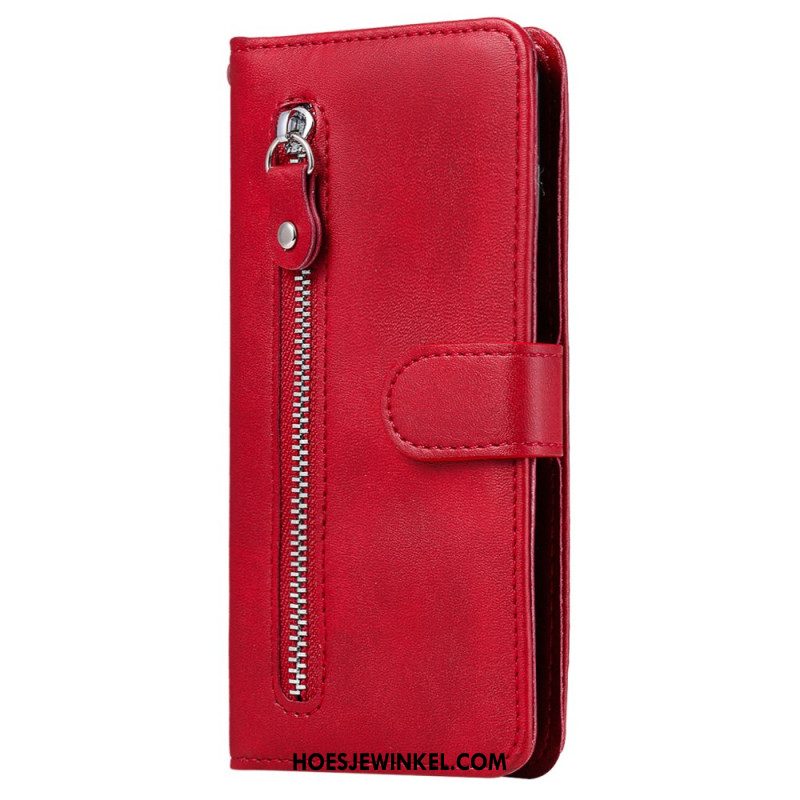 Leren Hoesje Voor Xiaomi Redmi Note 13 Pro 5g Portemonnee Vooraan