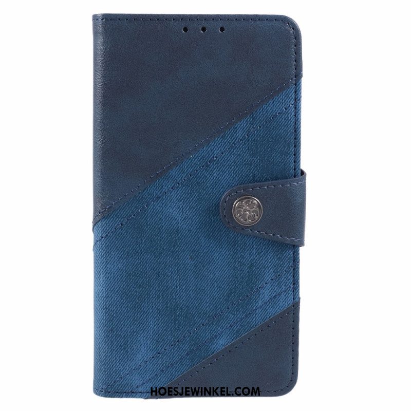 Leren Hoesje Voor Xiaomi Redmi Note 13 Pro Plus 5g Bi-textuur