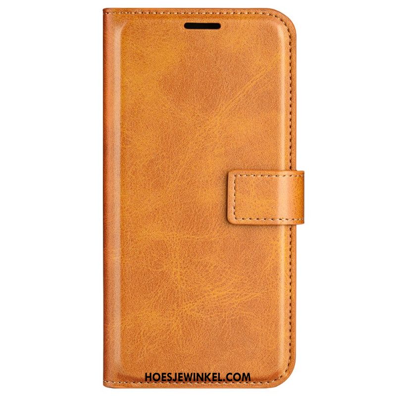 Leren Hoesje Voor iPhone 16 Leerstijl