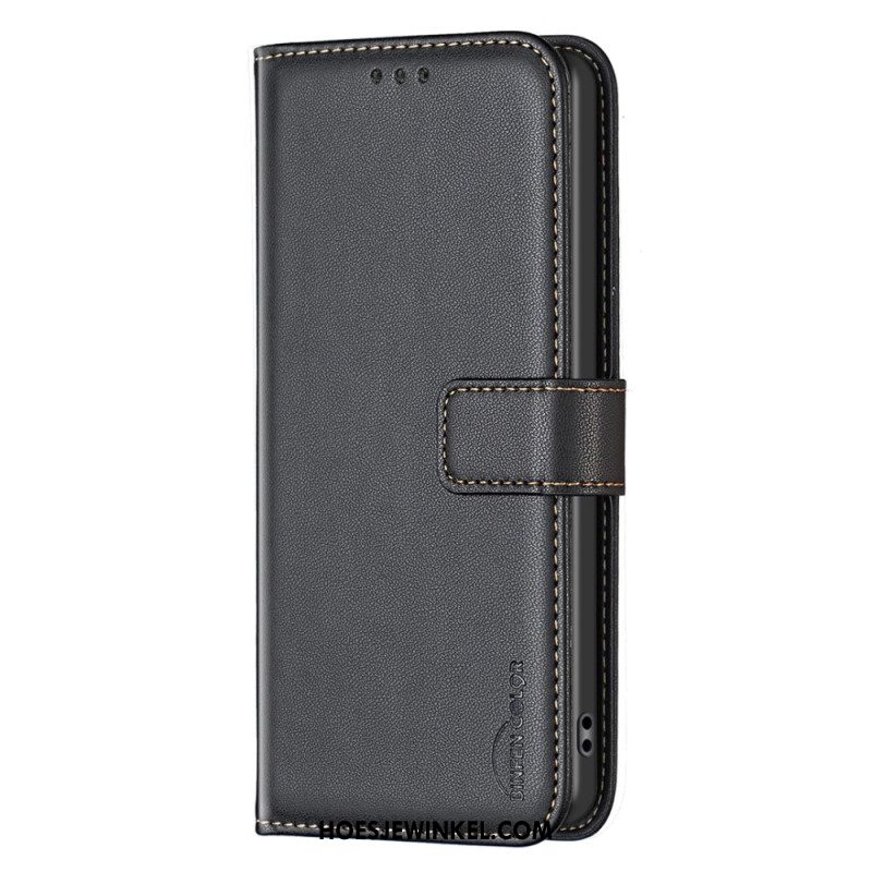 Leren Hoesje Voor iPhone 16 Pro Portemonnee-etui Met Klep