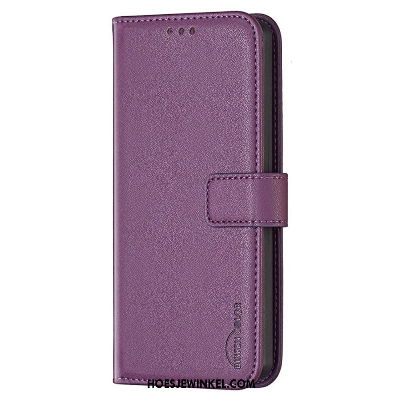 Leren Hoesje Voor iPhone 16 Pro Portemonnee-etui Met Klep