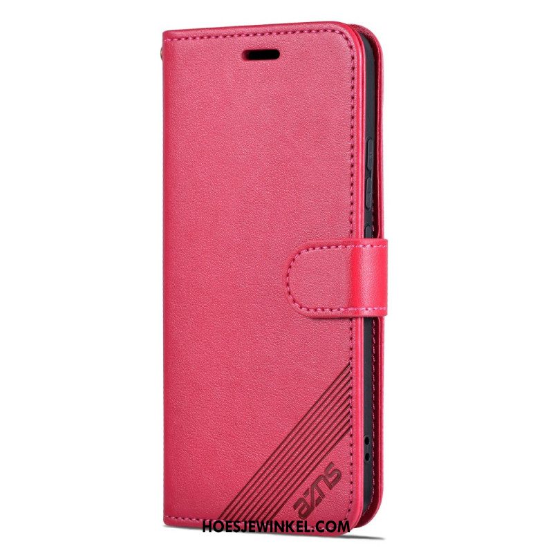 Leren Hoesje Xiaomi 14 Azns Leerstijl Bescherming Hoesje