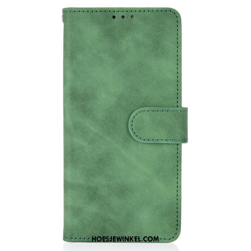 Leren Hoesje Xiaomi 14 Pro Suède-effect Bescherming Hoesje