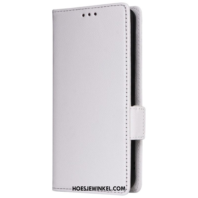 Leren Hoesje Xiaomi 14 Ultra Dubbele Riemsluiting Bescherming Hoesje