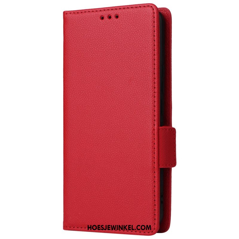 Leren Hoesje Xiaomi 14 Ultra Dubbele Riemsluiting Bescherming Hoesje