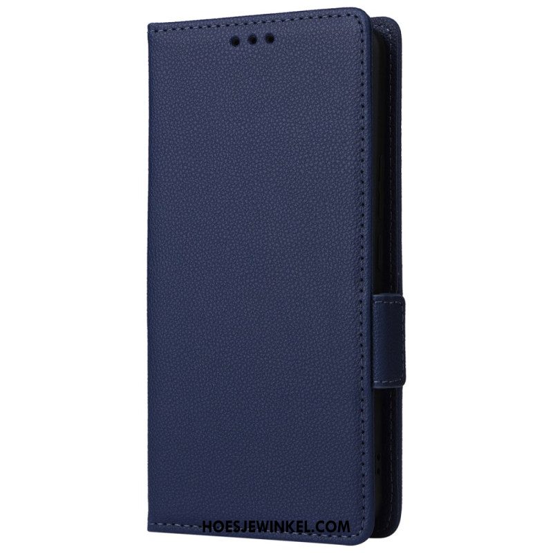 Leren Hoesje Xiaomi 14 Ultra Dubbele Riemsluiting Bescherming Hoesje