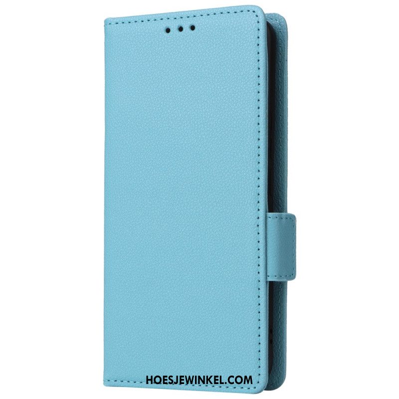 Leren Hoesje Xiaomi 14 Ultra Dubbele Riemsluiting Bescherming Hoesje