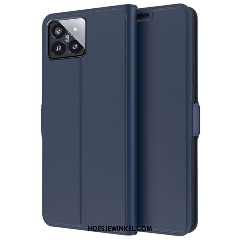 Leren Hoesje Xiaomi 14 Ultrafijn Bescherming Hoesje