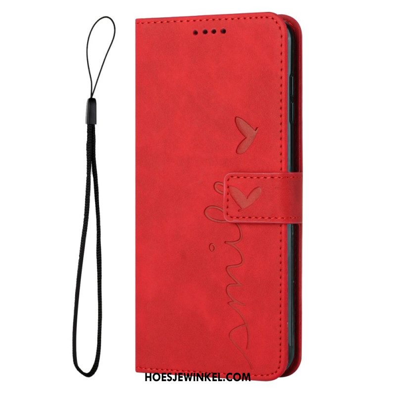 Leren Hoesje Xiaomi 14t Glimlach