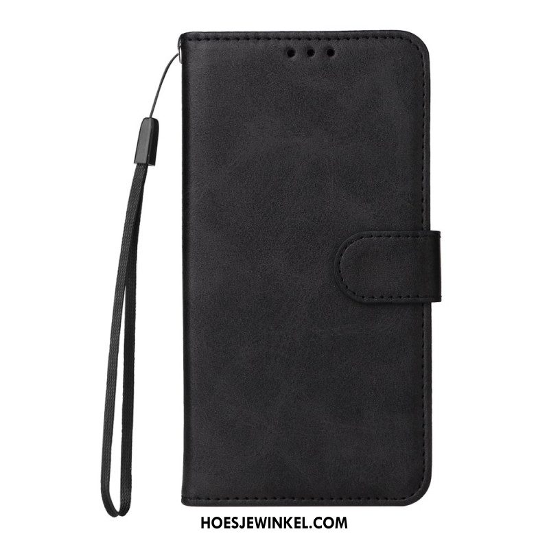 Leren Hoesje Xiaomi 14t Ledereffect Met Riem