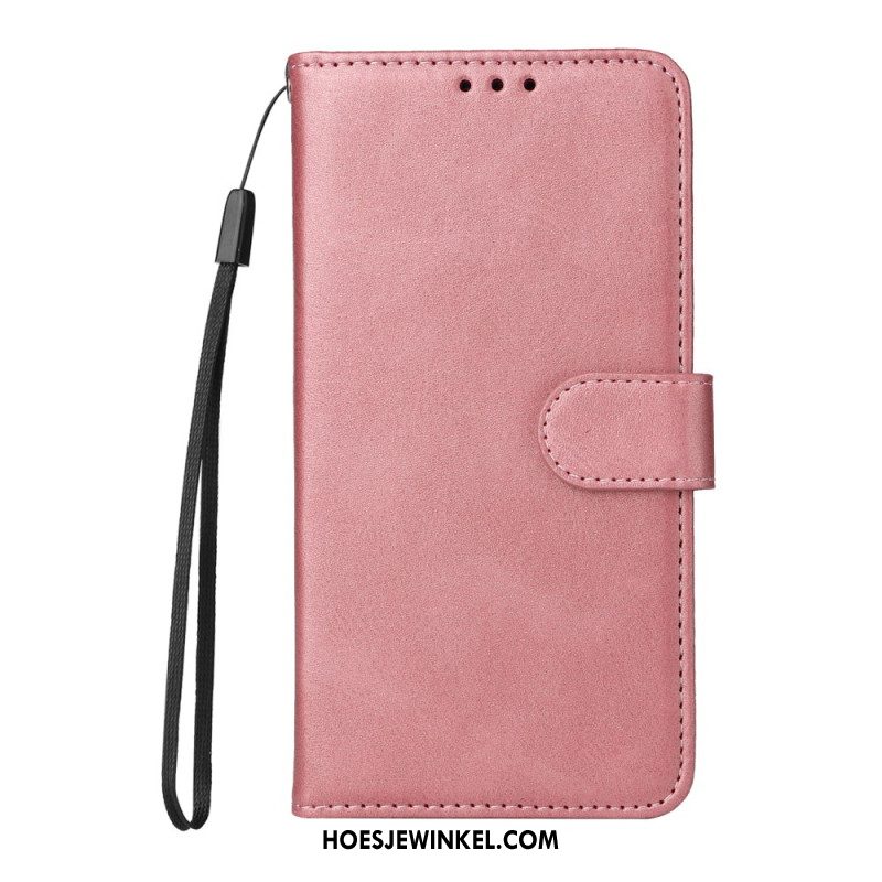 Leren Hoesje Xiaomi 14t Ledereffect Met Riem