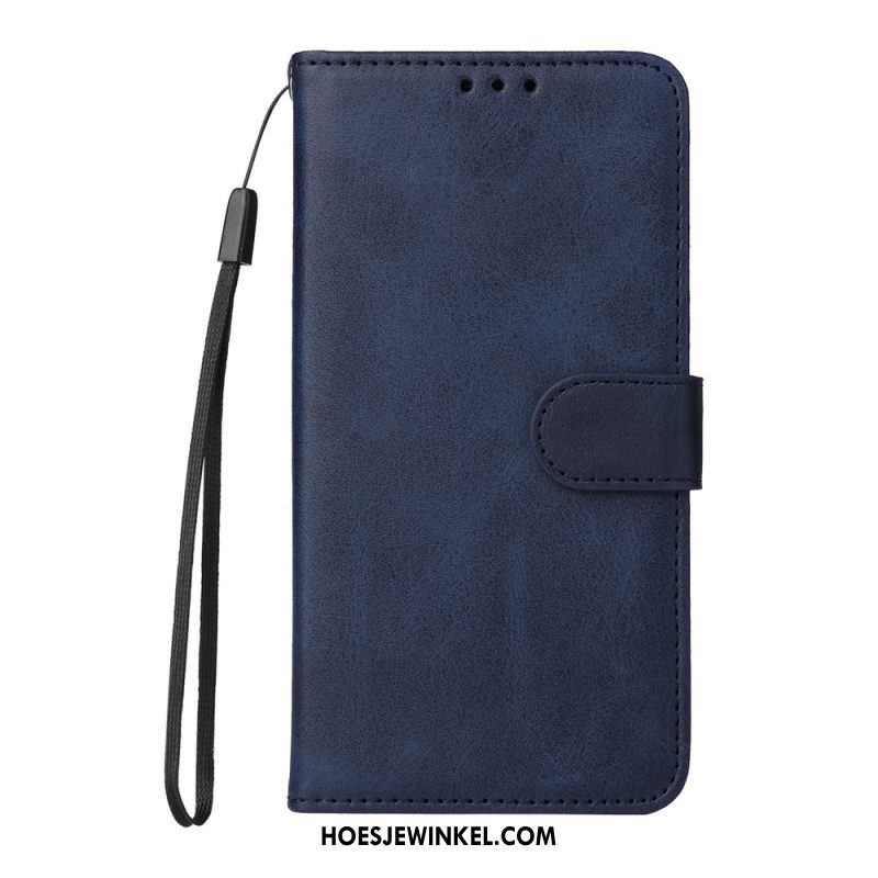 Leren Hoesje Xiaomi 14t Ledereffect Met Riem