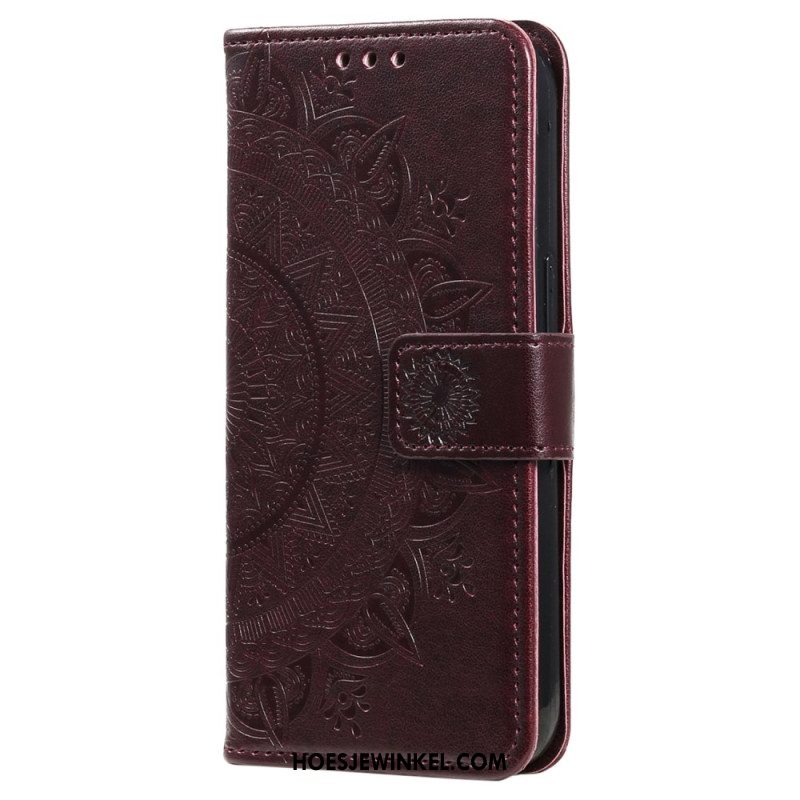 Leren Hoesje Xiaomi 14t Mandala Zon