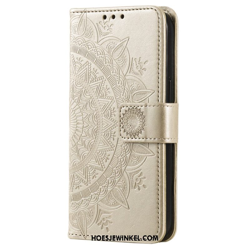 Leren Hoesje Xiaomi 14t Mandala Zon