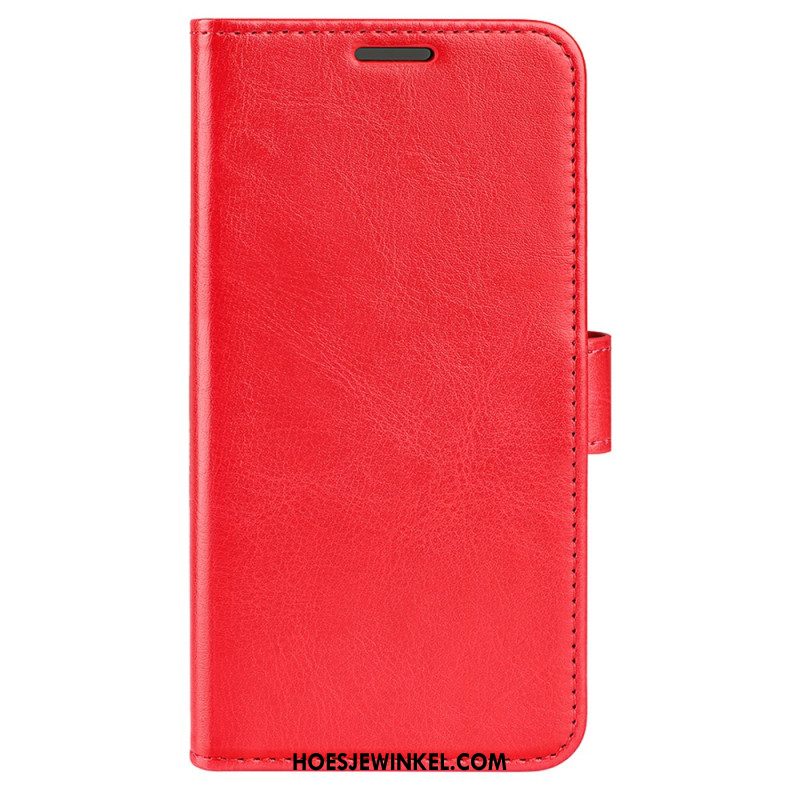 Leren Hoesje Xiaomi Redmi Note 13 4g Vintage Textuur Bescherming Hoesje