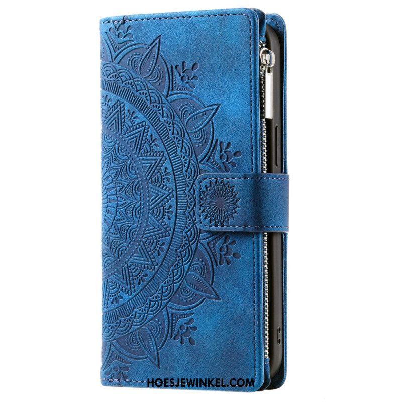 Leren Hoesje Xiaomi Redmi Note 13 5g Portemonnee Met Leren Effect En Riem