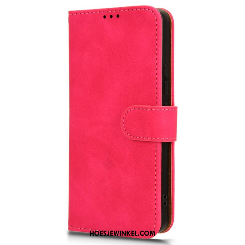 Leren Hoesje Xiaomi Redmi Note 13 5g Suède-effect