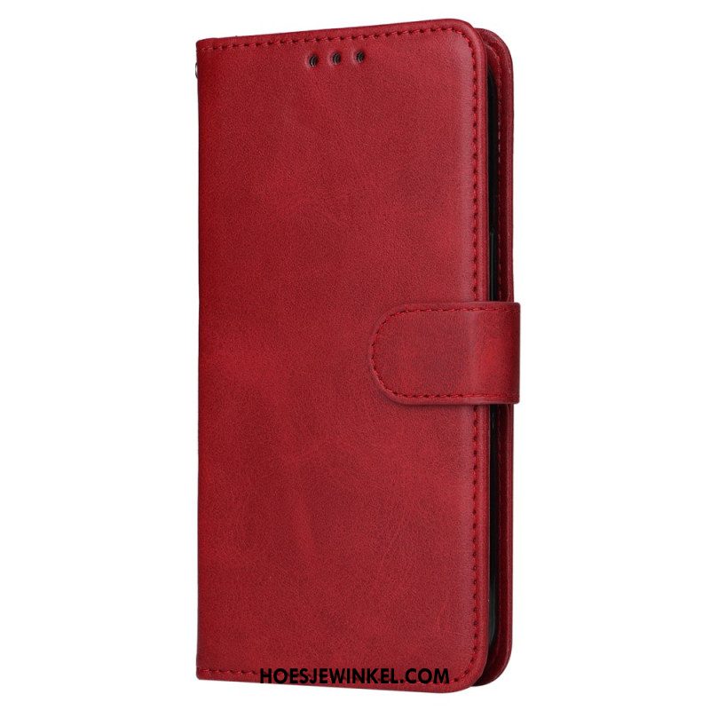 Leren Hoesje Xiaomi Redmi Note 13 Pro 4g Leren Bandstijl