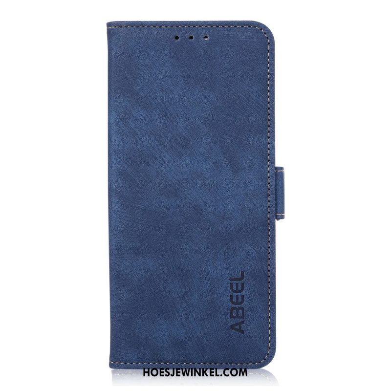 Leren Hoesje iPhone 16 Abeel Vintage Kunstleer Bescherming Hoesje