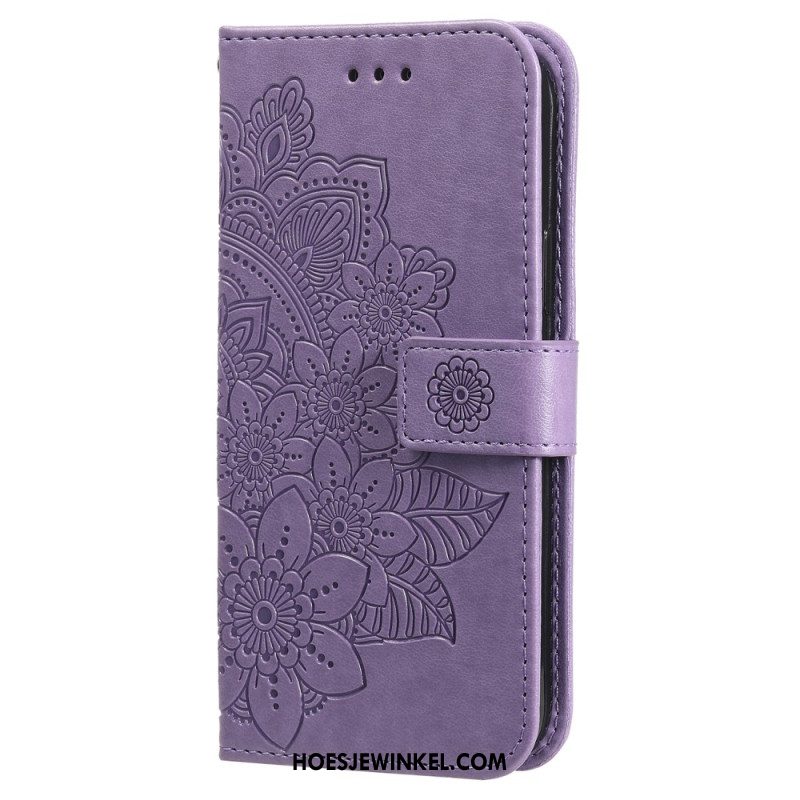 Leren Hoesje iPhone 16 Plus Mandala-print Bescherming Hoesje